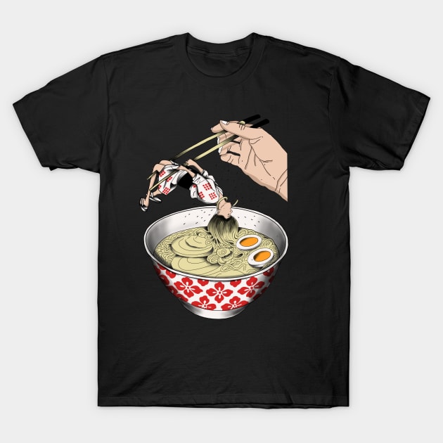 Noodle depth T-Shirt by Wave10